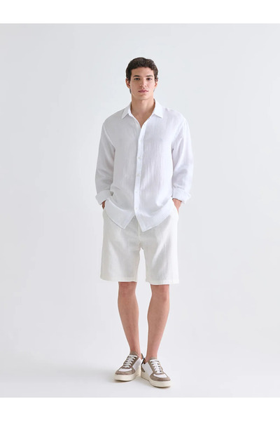 LC Waikiki Comfortable Fit Men's Muslin Shorts