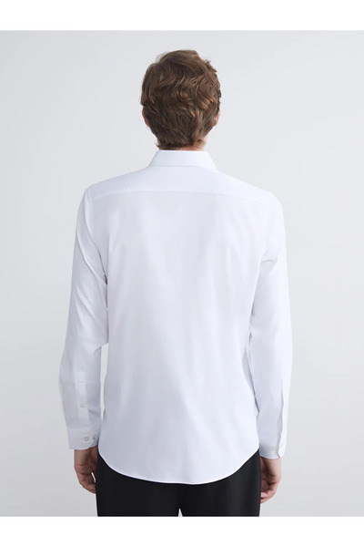 LC Waikiki Slim Fit μακρυμάνικο ανδρικό πουκάμισο Gabardine