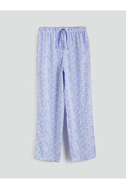 LC Waikiki Gömlek Yaka Desenli Kadın Pijama Takımı
