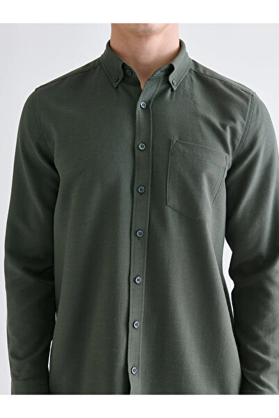 LC Waikiki Regular Fit Long Sleeve Dobby Men's Shirt