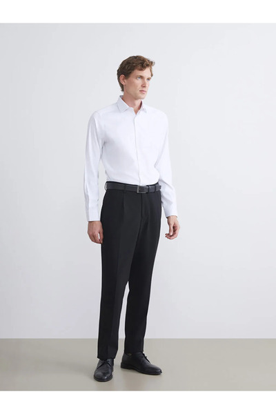 LC Waikiki Slim Fit μακρυμάνικο ανδρικό πουκάμισο Gabardine