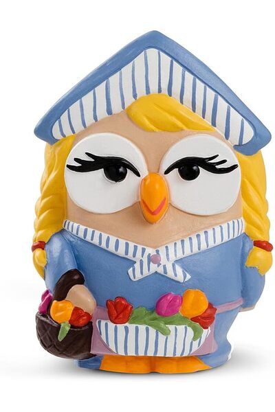 EGAN Figurine Goofi Cultural – Hand-Painted Decorative Owl Figurines for Home Decor | Collectible