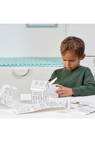 IKEA 10-Piece Cartoon City Set for Kids