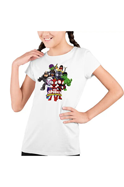 OEM Tricou Copii Fete Paienjenelul Marvel si prietenii lui uimitori