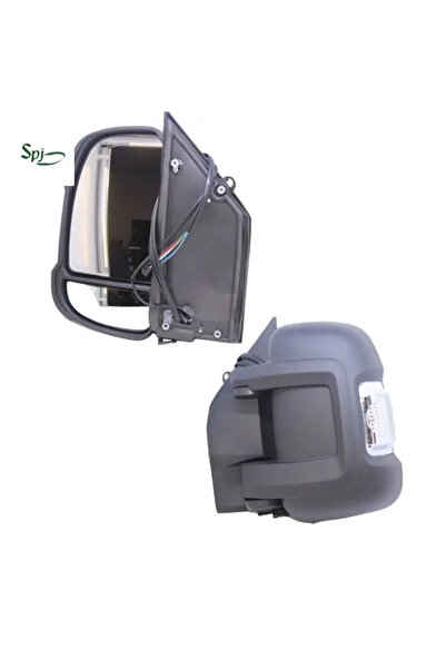 SPJ Diş Dikiz Aynasi Sol Elektrikli Sinyalli Sensörlü (8+2 Pin) 16watt Boxer-...