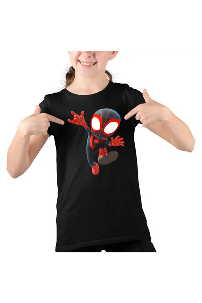 OEM Παιδικό Κορίτσι T-Shirt Spin Miles Morales Marvel