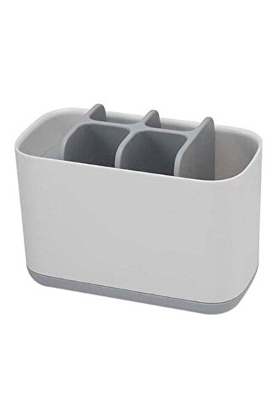 fun zone حامل فرشاة أسنان سهل التخزين من جوزيف جوزيف - أبيض/رمادي