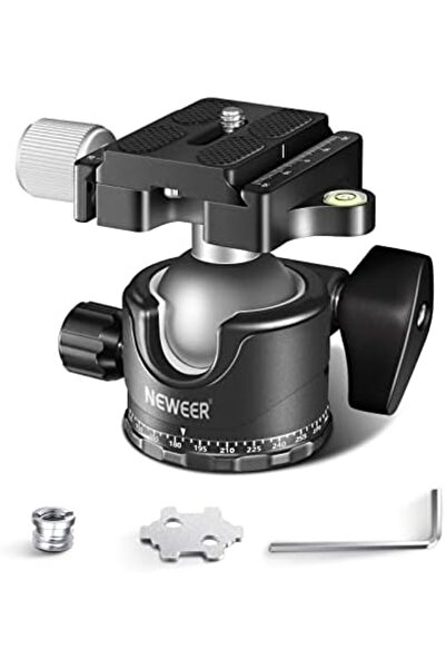 NEEWER Low Profile Camera Tripod Ball Head, 36mm Metal Panorama Ball Head