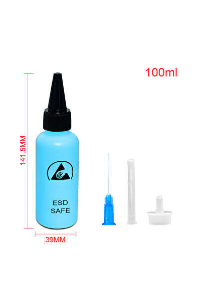 Choice3 100ml-blue Alcohol bottle dispensing rosin washing plate water anti-s...