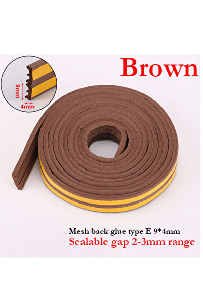 choice2 شرائط عزل الأبواب ذاتية اللصق من نوع DIEP مقاس 9×4 مم، مقاس 5 أمتار، ...