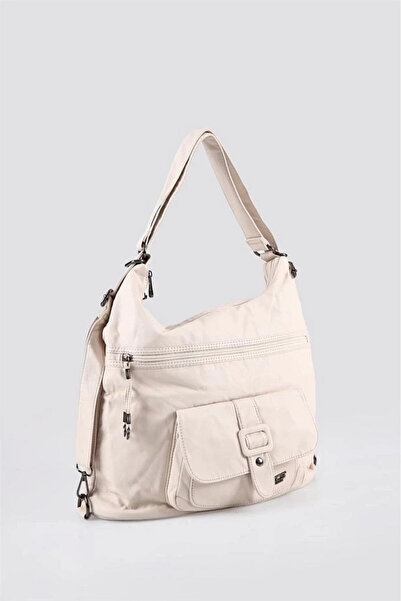 KAZAX Mower beige skin shoulder bag