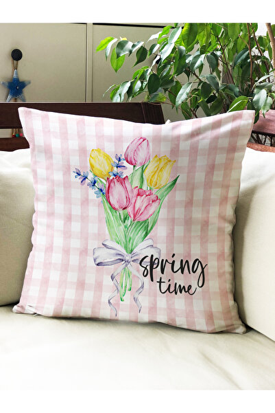 milroma غطاء وسادة مخملي مطبوع عليه "هوم سويت هوم" مقاس 43x43 سم