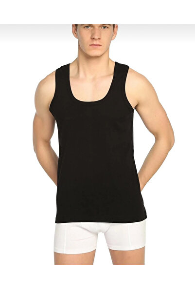 Tutku Men's Ribbed Cotton Singlet 6 Pieces