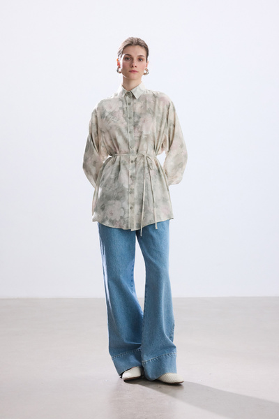 BE BLUE ΠΑΣΤΕΛ ΠΙΝΕΛΙ ΜΕ ΣΧΕΔΙΟ ΒΙΝΤΑΖ ΠΟΥΚΑΜΙΣΟ