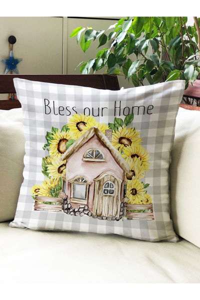 milroma Κάλυμμα μαξιλαριού από βελούδο με σχέδιο λουλουδιών 43x43 εκ.