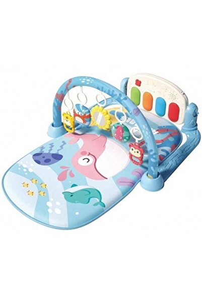 SOLTOY Centru de activitati cu pian 5 in 1 pentru dezvoltarea musculaturii pi...