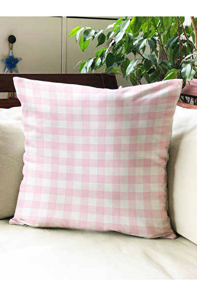 milroma Ροζ Ποτικαρέ με τύπωμα Βελούδινο κάλυμμα μαξιλαριού 43x43cm