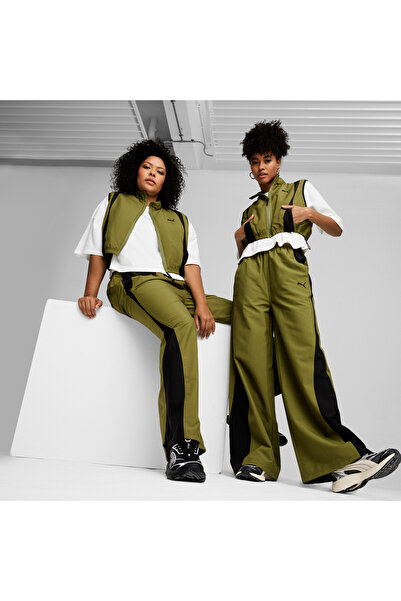 Puma Womens DARE TO Woven Vest - Green