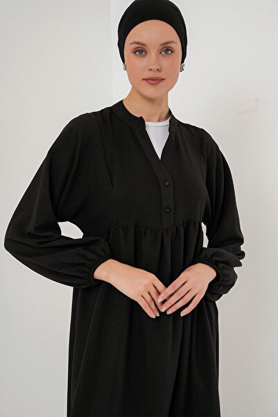 Hiccup Bdart Buttoned V-Neck Maxi Dress