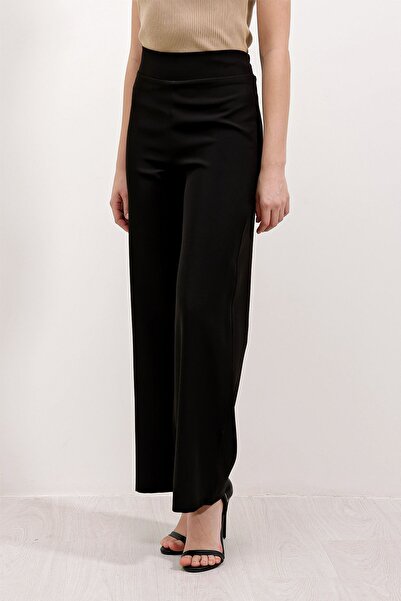 Hiccup Bdart High Waist Wide Leg Knitted Trousers