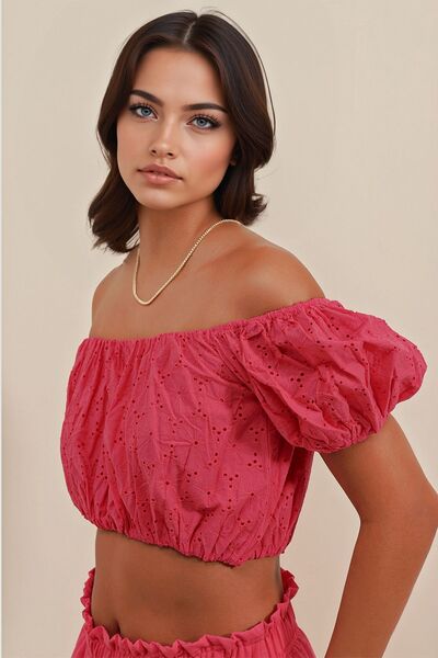 Hiccup Κοντή μπλούζα με δαντέλα BDART, γιακάς Μαντόνα