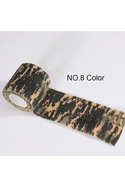 Choice3 شريط تمويه عسكري بطول 4.5 متر، لون 8، ضمادة ذاتية اللصق للحماية في ال...