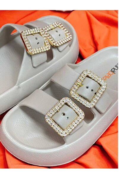 Akınal Bella AKINAL BELLA E282 ÇİFT TOKALI GÜNLÜK ORTOPEDİK KADIN TERLİK