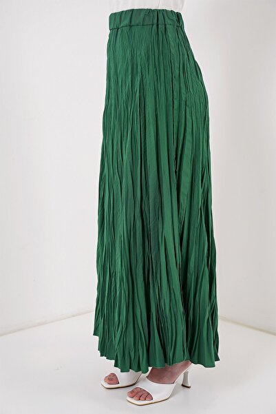 Hiccup Bdart Lined Textured Maxi Skirt