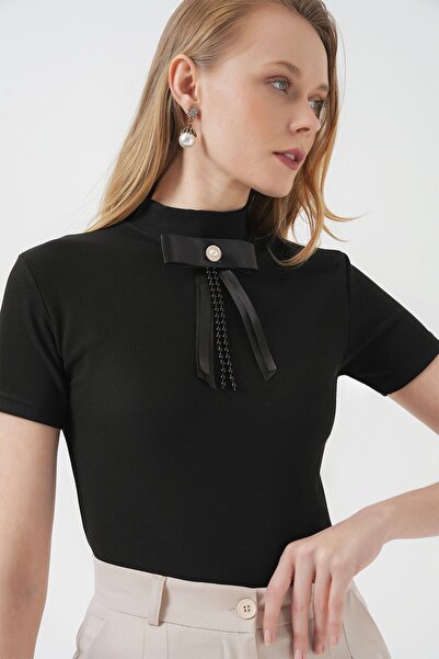 Hiccup Bluză cu guler cu nervuri texturate BDART