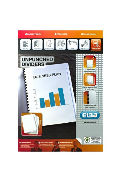 ELBA Unpunched Index Divider