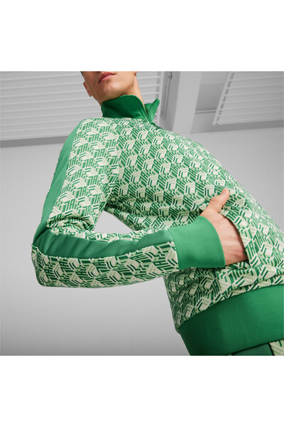 Puma Mens T7 Track Jacket - Green