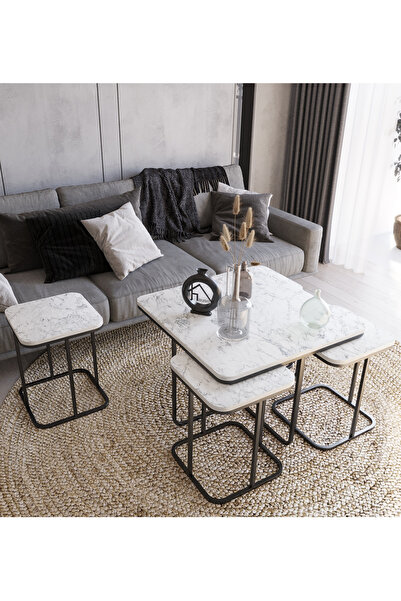 zmr dekorasyon ZMR 4+1 METAL SEHPA ZİGON VE ORTA 5 Lİ RADÜSLÜ ELEKTROSTATİK BOYA