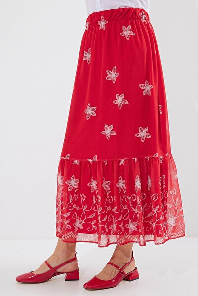 Hiccup Fusta maxi cu modele florale BDART