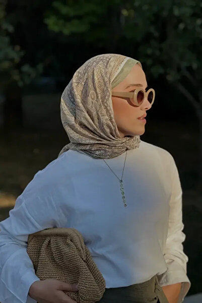 Madame Polo Endless Lena Desen Şal - Yeşil