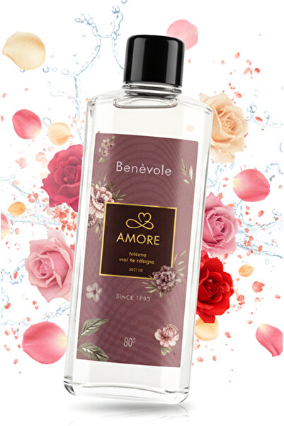 Benevole Amore 80 Derece Kolonya Serisi 400 ml | Ferahlatıcı ve Kalıcı Koku Çeşitleri