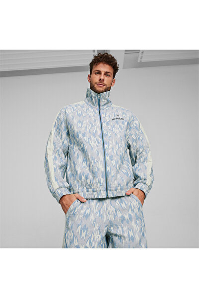 Puma Mens Basketball Nostalgia T7 Track Jacket - Blue