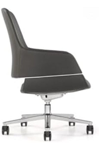 Yione NeoFront Office Meeting Chair – Height Adjustable PU Leather Visitor & Conference Room Chair with