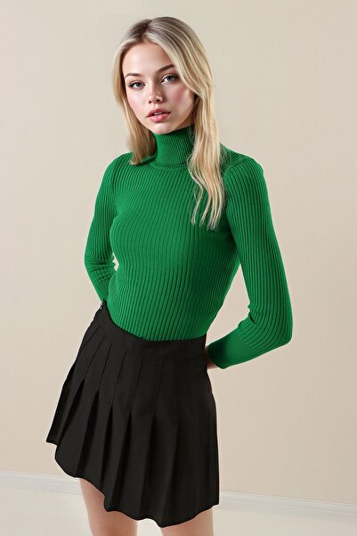 Hiccup Tricotaj strâns cu guler înalt texturat BDART