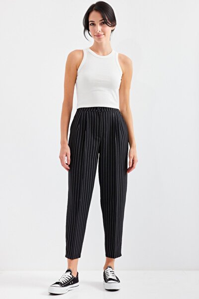 Hiccup BDART Високі штани з високою талією, плісировані деталі на манжетах