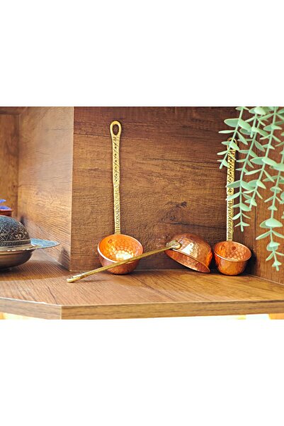 modabakir Copper Serving Ladle Set