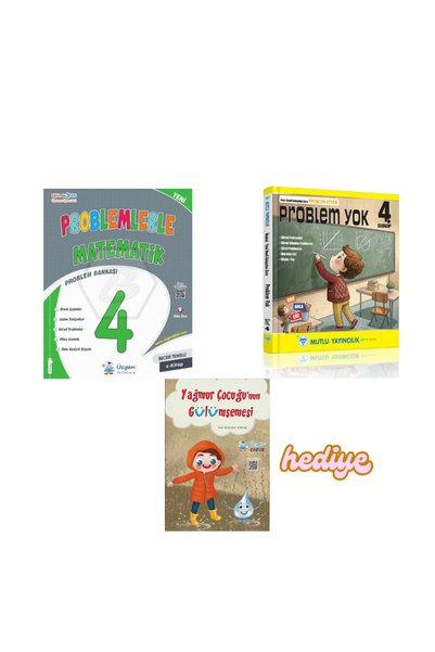 Üçgen Yayıncılık 4. Sınıf Problemlerle Matematik ve Problem Yok Kitap Seti