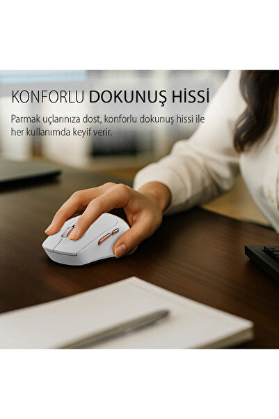 Inca IWM-244R 2.4GHz Kablosuz Optik Mouse | Sessiz Tuşlar, 6D Fonksiyon | 800-1600 DPI | Tak-Çalıştır