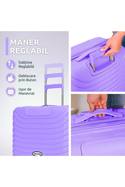 Bezubi Large Easy Travel Trolley, checked luggage, 84x50x38, 140 liter