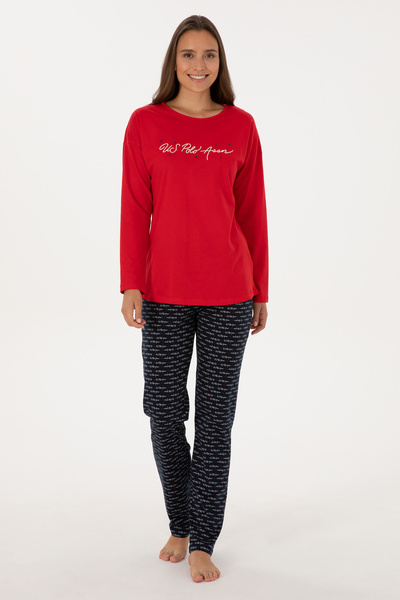 U.S. Polo Assn. Women's Red Pajama Set 50318886-Vr030