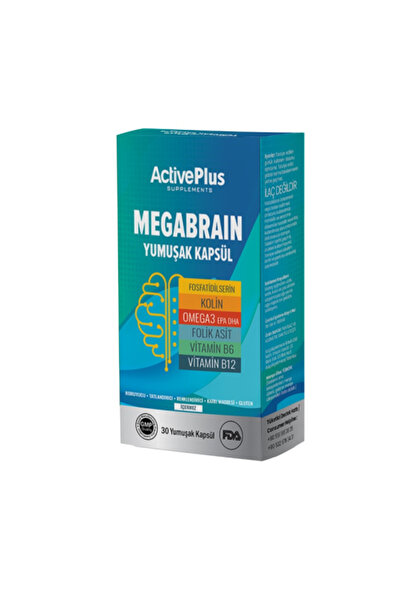 activeplus ActivePlus Megabrain Takviye Edici Gıda 30 Yumuşak Kapsül