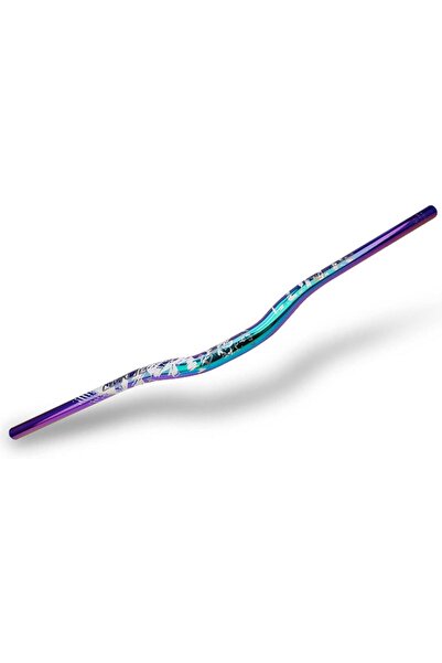 ovela Lunje All Ride Açılı 9mm Gidon Rainbow 31.8mm Beyaz
