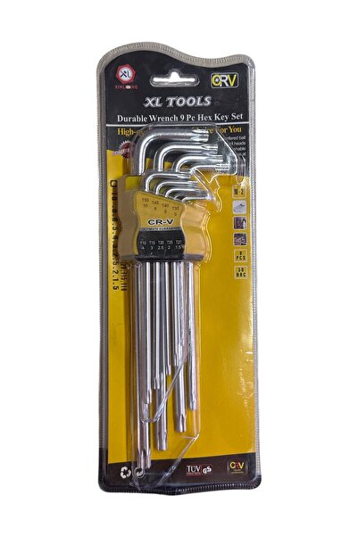 Tools Tork Alyan Takımı 9 Parça Yıldız