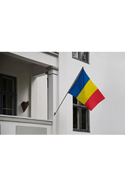 Flippy Tricolor Flag of Romania, Flippy, With stick for wall mounting, 90 x 150 cm