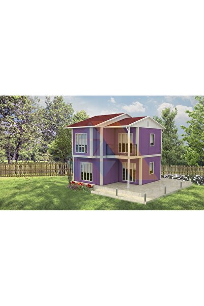 MODA HOME STEEL 90 m² PREFABRİK İKİ KATLI EV