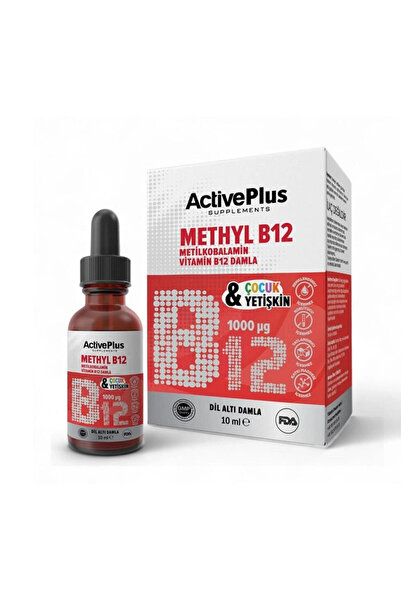 activeplus ActivePlus Methyl B12 Damla 1000µg 10ml